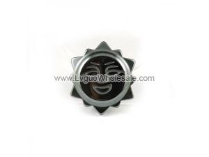 Hematite Sun Face 34mm Pendant